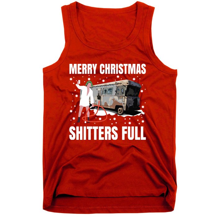 Cousin Eddie Merry Christmas Shitters Full Tank Top