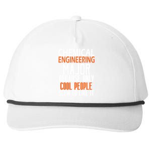 Chemical Engineering Major Because Only Cool People Seem To Gift Snapback Five-Panel Rope Hat