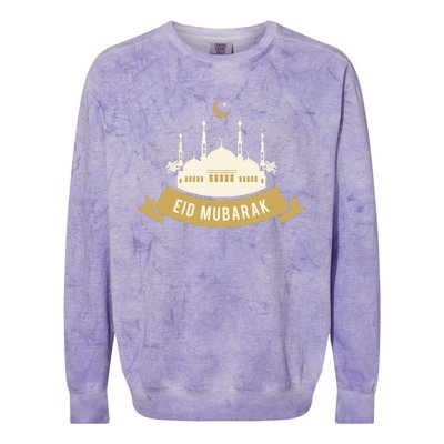 Celebrate EID MUBARAK Festival Colorblast Crewneck Sweatshirt