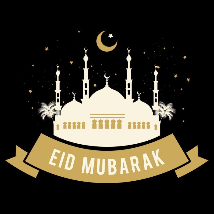 Celebrate EID MUBARAK Festival Women's Crop Top Tee
