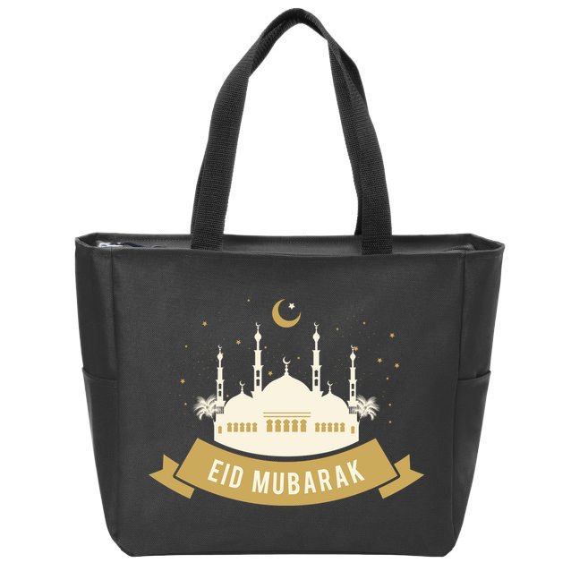 Celebrate EID MUBARAK Festival Zip Tote Bag