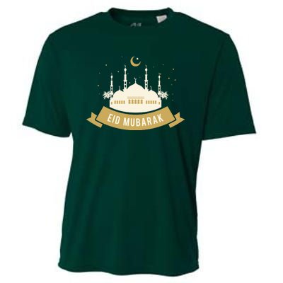 Celebrate EID MUBARAK Festival Cooling Performance Crew T-Shirt