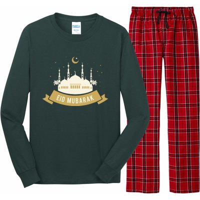 Celebrate EID MUBARAK Festival Long Sleeve Pajama Set