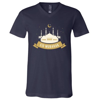 Celebrate EID MUBARAK Festival V-Neck T-Shirt