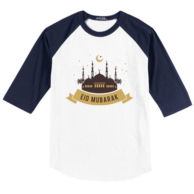 Celebrate EID MUBARAK Festival Baseball Sleeve Shirt