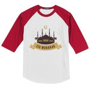 Celebrate EID MUBARAK Festival Kids Colorblock Raglan Jersey