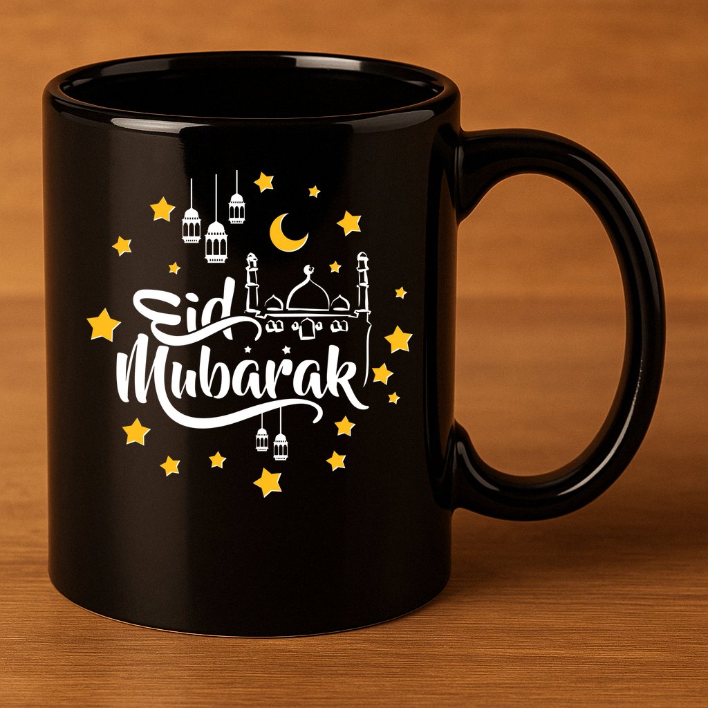 Celebrate Eid Mubarak 11oz C Handle Ceramic Mug