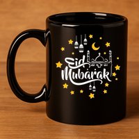Celebrate Eid Mubarak 11oz C Handle Ceramic Mug