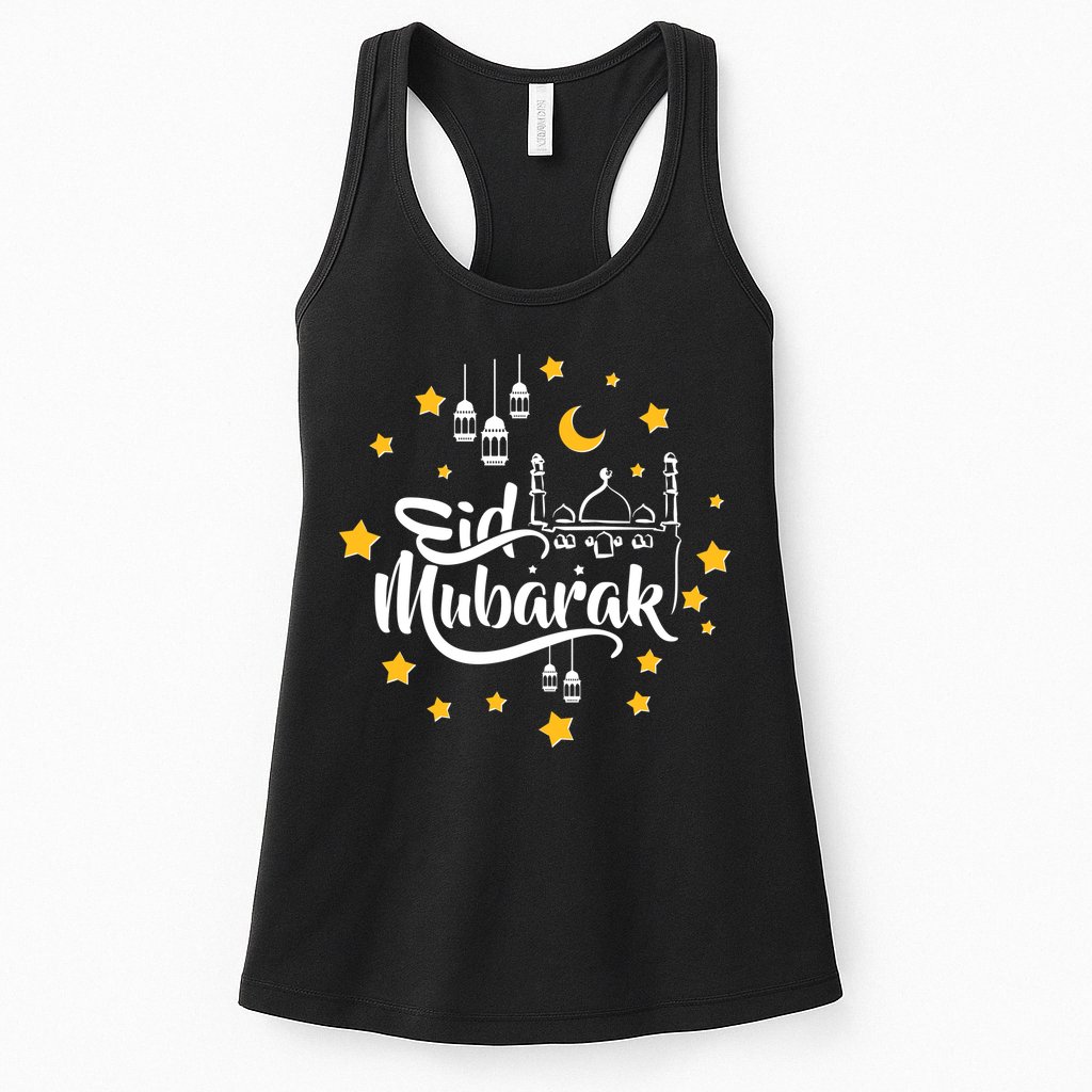 Celebrate Eid Mubarak Womens Tank Top