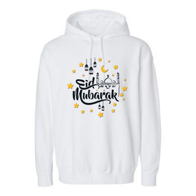 Celebrate Eid Mubarak Garment-Dyed Fleece Hoodie