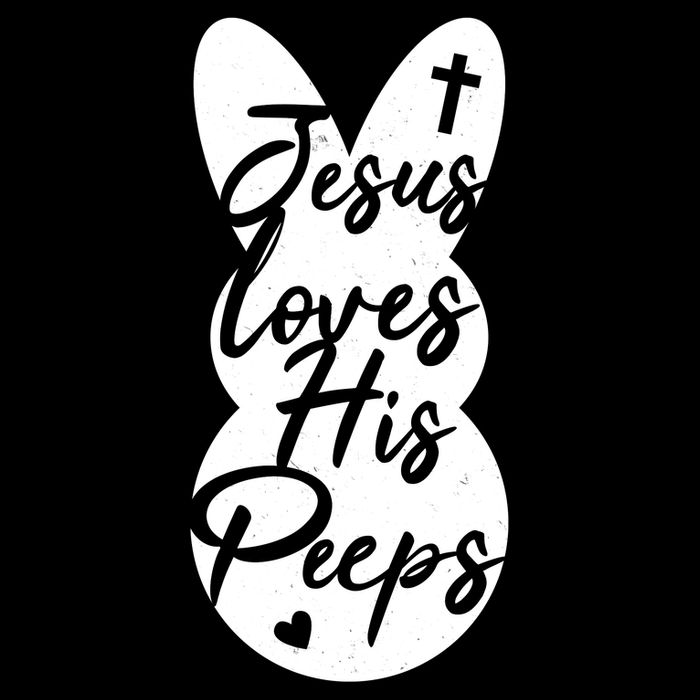 Cute Easter Marshmallow Peep Jesus Loves His Peeps City Backpack