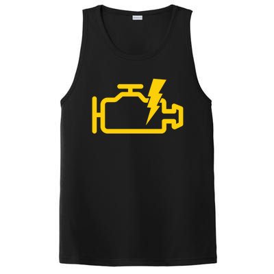 Check Engine Motor Light Idiot Light Funny Mechanic Great Gift PosiCharge Competitor Tank