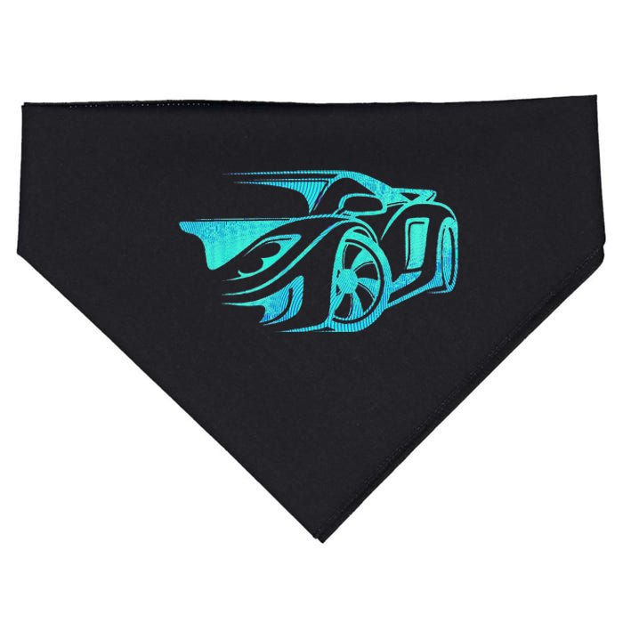 Car Enthusiast Muscle Car Gift Exotic USA-Made Doggie Bandana