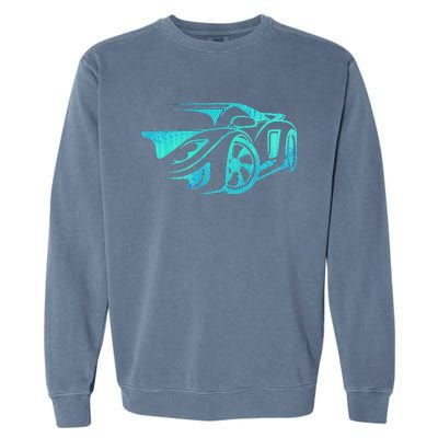 Car Enthusiast Muscle Car Gift Exotic Garment-Dyed Sweatshirt