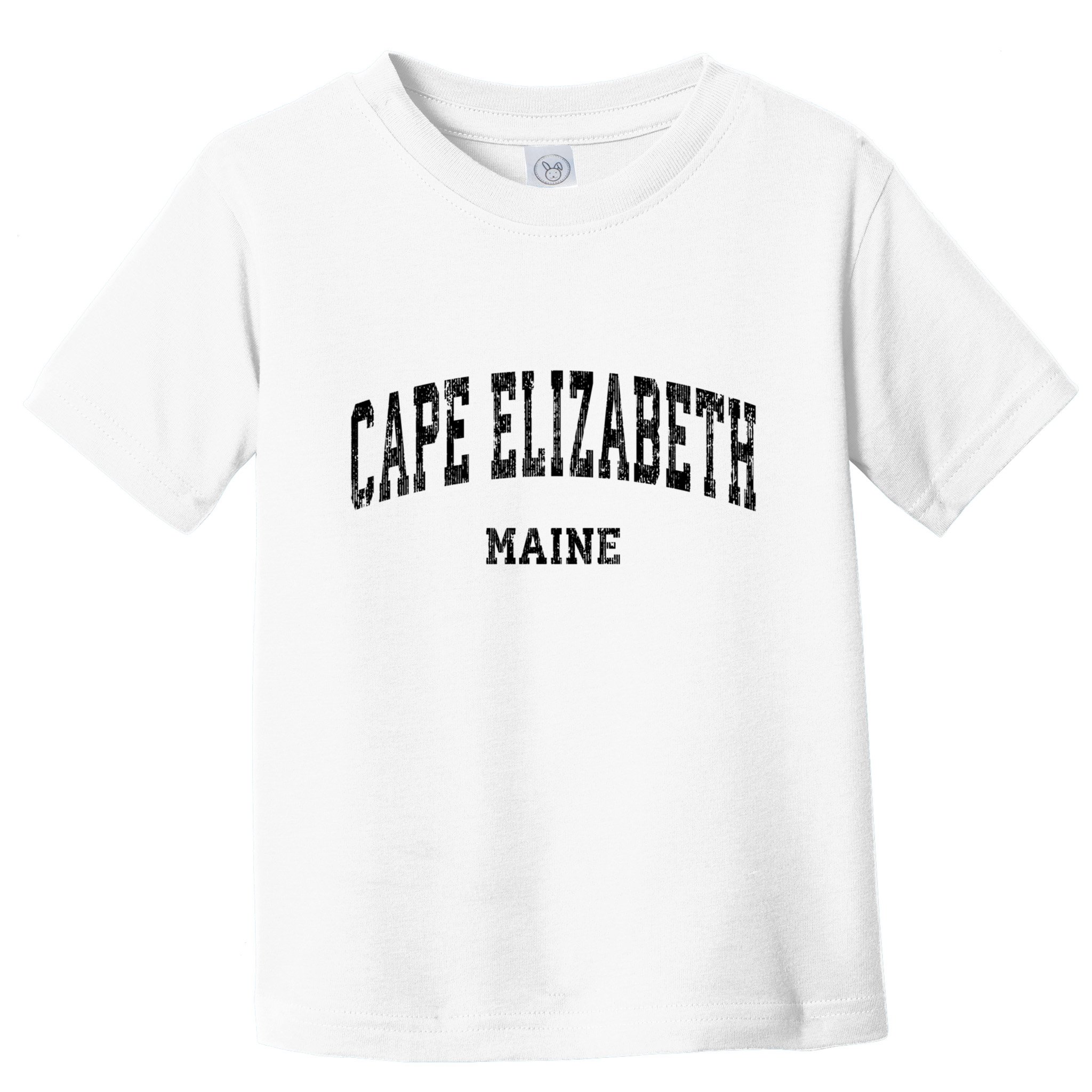 Cape Elizabeth Maine Me Vintage Varsity Sports Design Toddler T-Shirt