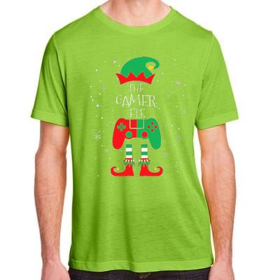 Christmas Elf Matching Gamer Family Gaming Adult ChromaSoft Performance T-Shirt