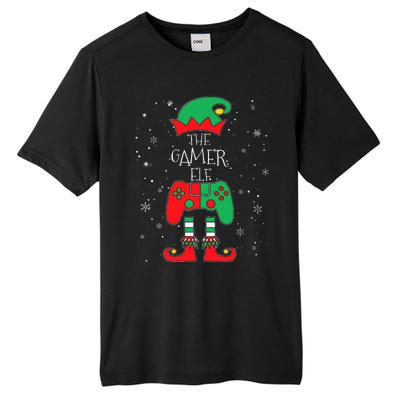 Christmas Elf Matching Gamer Family Gaming Tall Fusion ChromaSoft Performance T-Shirt