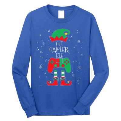 Christmas Elf Matching Gamer Family Gaming Long Sleeve Shirt