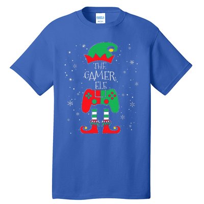 Christmas Elf Matching Gamer Family Gaming Tall T-Shirt