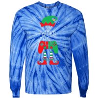 Christmas Elf Matching Gamer Family Gaming Tie-Dye Long Sleeve Shirt