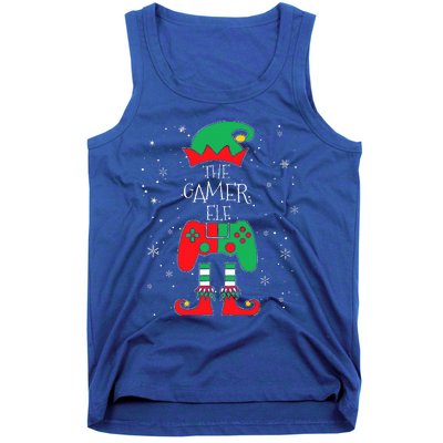 Christmas Elf Matching Gamer Family Gaming Tank Top