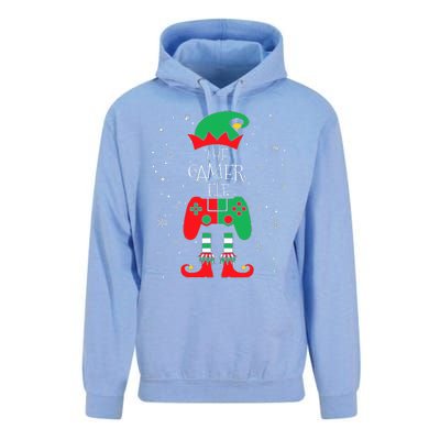 Christmas Elf Matching Gamer Family Gaming Unisex Surf Hoodie