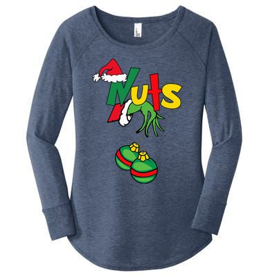 Christmas Elf Matching Gamer Family Funny Gaming PJ  Women's Perfect Tri Tunic Long Sleeve Shirt