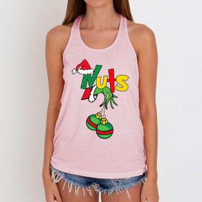 Christmas Elf Matching Gamer Family Funny Gaming PJ  Women's Knotted Racerback Tank