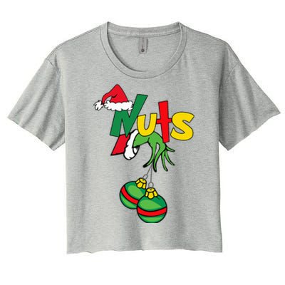 Christmas Elf Matching Gamer Family Funny Gaming PJ  Women's Crop Top Tee