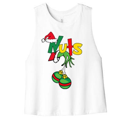 Christmas Elf Matching Gamer Family Funny Gaming PJ  Women's Racerback Cropped Tank