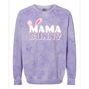 Cute Easter Mama Bunny Matching Family Shirts Colorblast Crewneck Sweatshirt