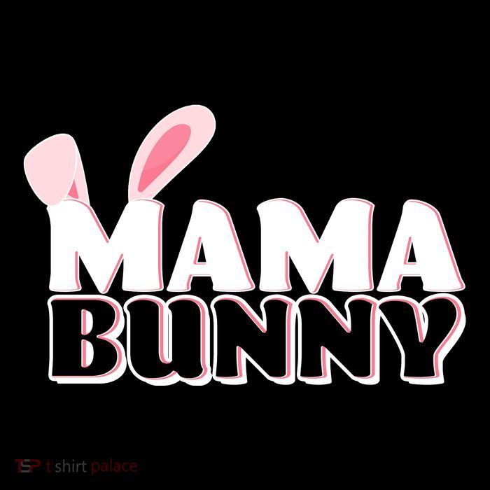 Cute Easter Mama Bunny Matching Family Shirts Flatbill Hat