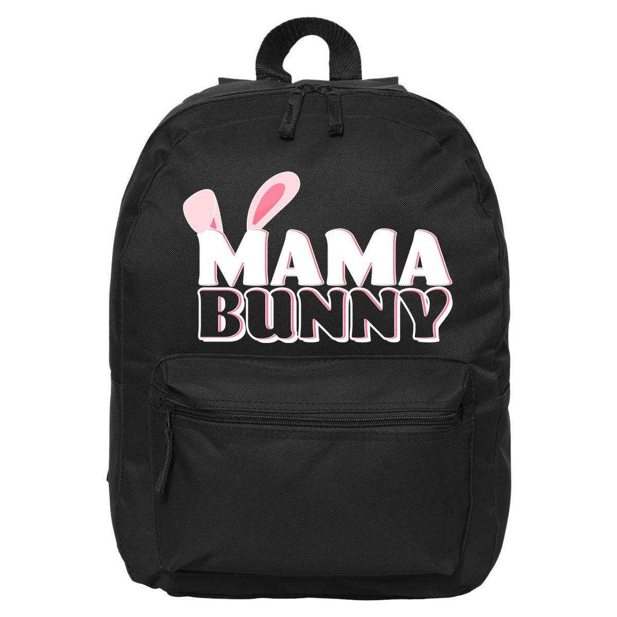 Cute Easter Mama Bunny Matching Family Shirts 16 in Basic Backpack