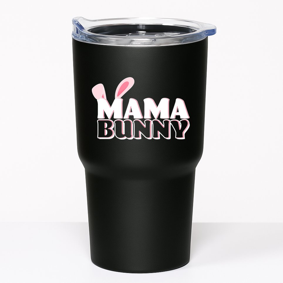 Cute Easter Mama Bunny Matching Family Shirts Tumbler