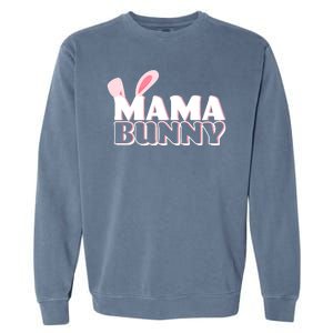 Cute Easter Mama Bunny Matching Family Shirts Garment-Dyed Sweatshirt