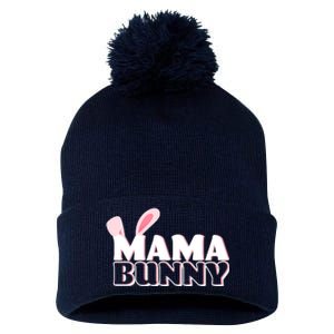 Cute Easter Mama Bunny Matching Family Shirts Pom Pom 12in Knit Beanie