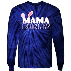 Cute Easter Mama Bunny Matching Family Shirts Tie-Dye Long Sleeve Shirt