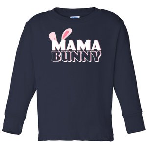 Cute Easter Mama Bunny Matching Family Shirts Toddler Long Sleeve Shirt