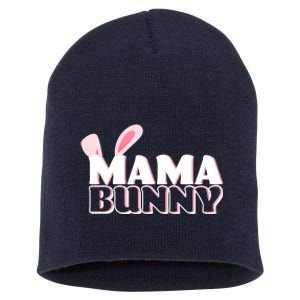 Cute Easter Mama Bunny Matching Family Shirts Short Acrylic Beanie