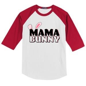 Cute Easter Mama Bunny Matching Family Shirts Kids Colorblock Raglan Jersey