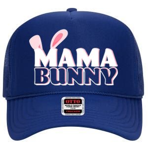 Cute Easter Mama Bunny Matching Family Shirts High Crown Mesh Back Trucker Hat