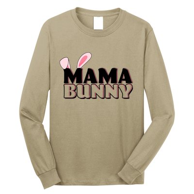 Cute Easter Mama Bunny Matching Family Shirts Long Sleeve Shirt