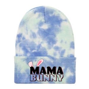 Cute Easter Mama Bunny Matching Family Shirts Tie Dye 12in Knit Beanie