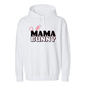 Cute Easter Mama Bunny Matching Family Shirts Garment-Dyed Fleece Hoodie