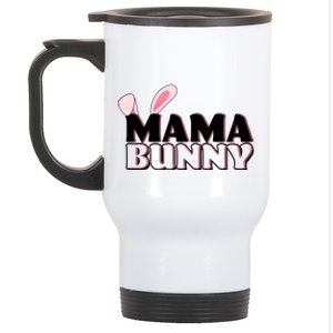 Cute Easter Mama Bunny Matching Family Shirts Stainless Steel Travel Mug