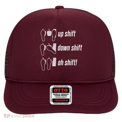 Car Enthusiast & Mechanic High Crown Mesh Back Trucker Hat