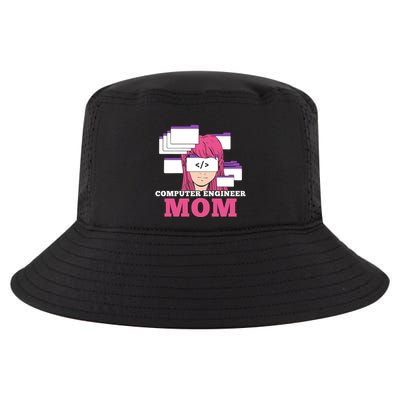 Computer Engineer Mom Coder Coding Programmer Programming Gift Cool Comfort Performance Bucket Hat