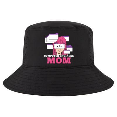 Computer Engineer Mom Coder Coding Programmer Programming Gift Cool Comfort Performance Bucket Hat