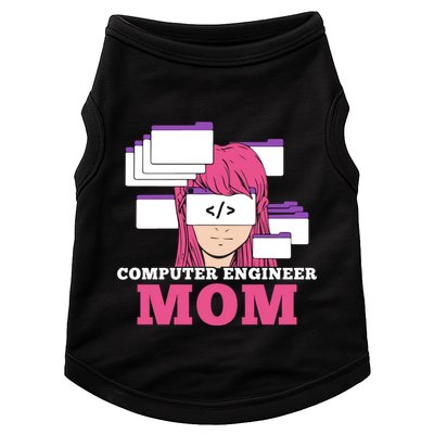 Computer Engineer Mom Coder Coding Programmer Programming Gift Doggie Tank