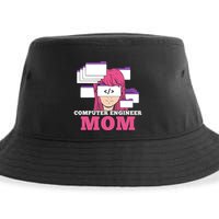 Computer Engineer Mom Coder Coding Programmer Programming Gift Sustainable Bucket Hat